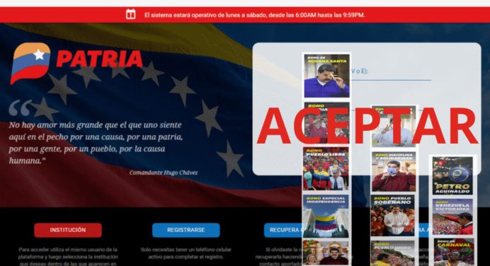 BONOS de noviembre siguen siendo depositados en las cuentas PATRIA