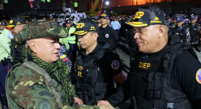 Cabello anuncia estrategias de defensa: Puntos terrestres y navales activos en Falcón