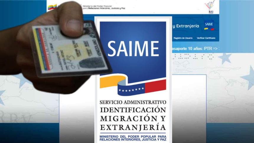 Jornada Saime especial de renovación de cédula sin cita a partir de este día 1 Jornada Saime