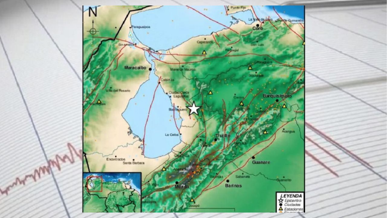 Sismo al este de Bachaquero