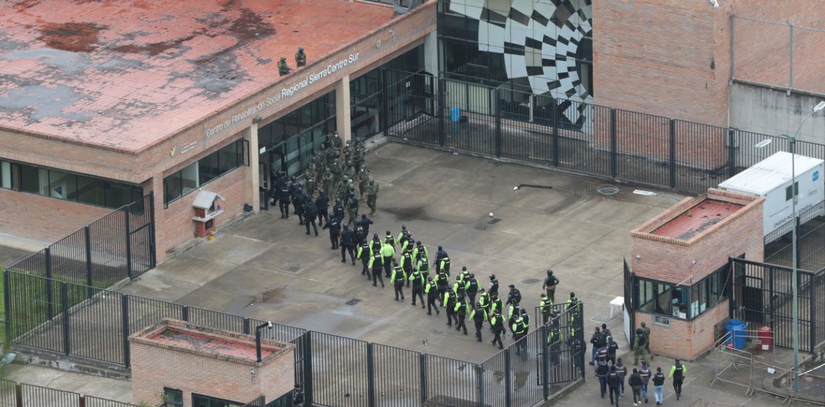 una cárcel de Ecuador