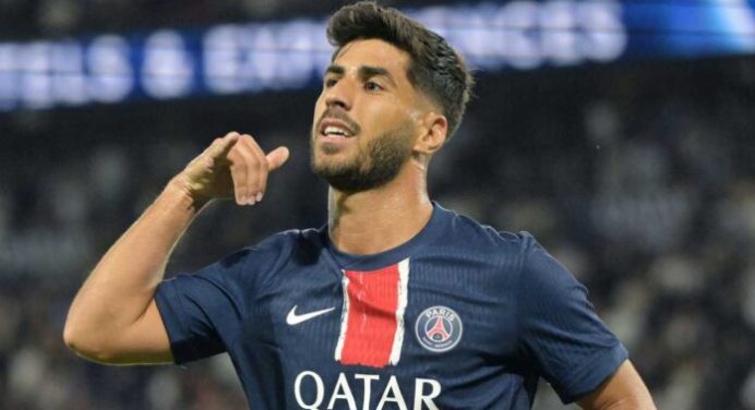 PSG transfirió a Marco Asensio al Fenerbahçe