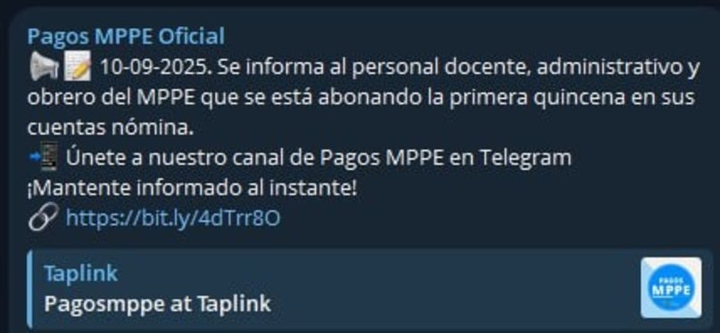 Pago a personal del Ministerio de Educación: Su monto este 10-sept 2 personal del Ministerio de Educación