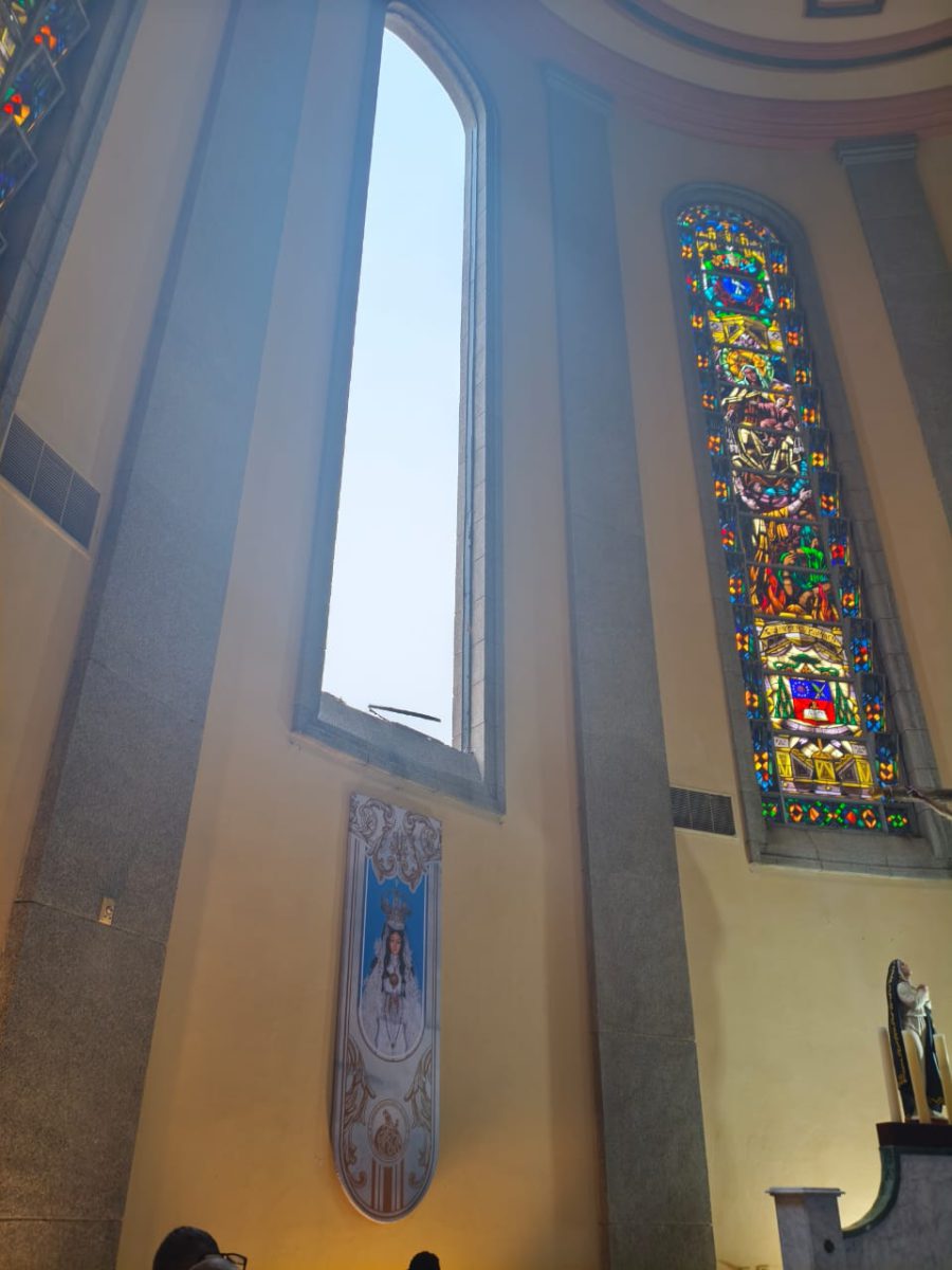 asi quedo el ventanal