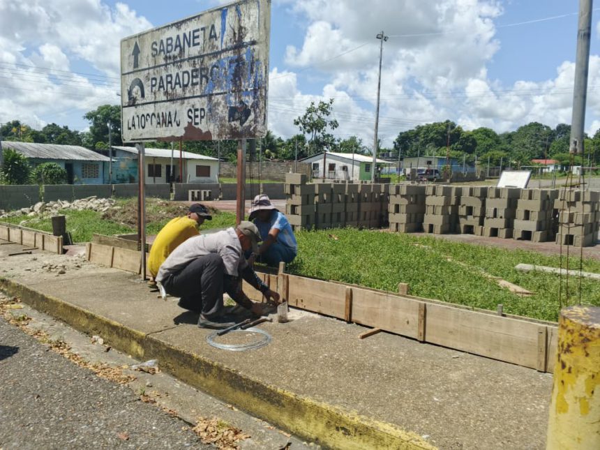 Rehabilitan espacios recreativos y deportivos en la comuna Jusepín rural 1 cancha