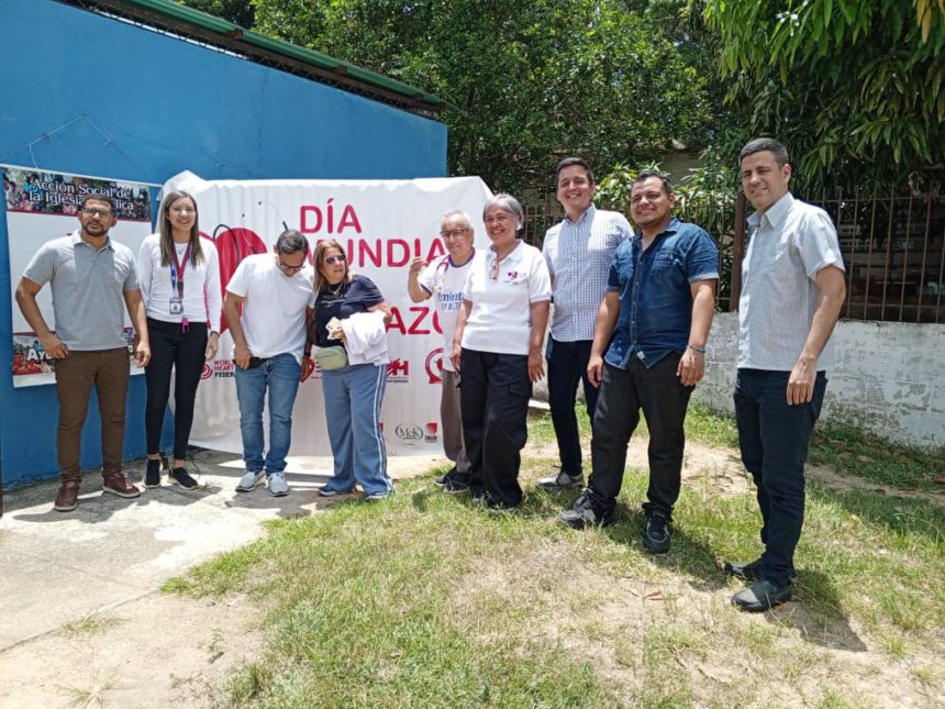 100 personas atendidas durante jornada de despistaje cardiovascular en Las Cocuizas 1 Cáritas