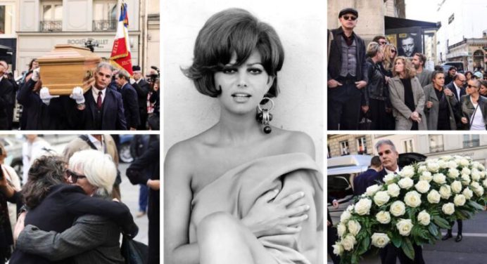Aplausos y música de Ennio Morricone en funeral de Claudia Cardinale
