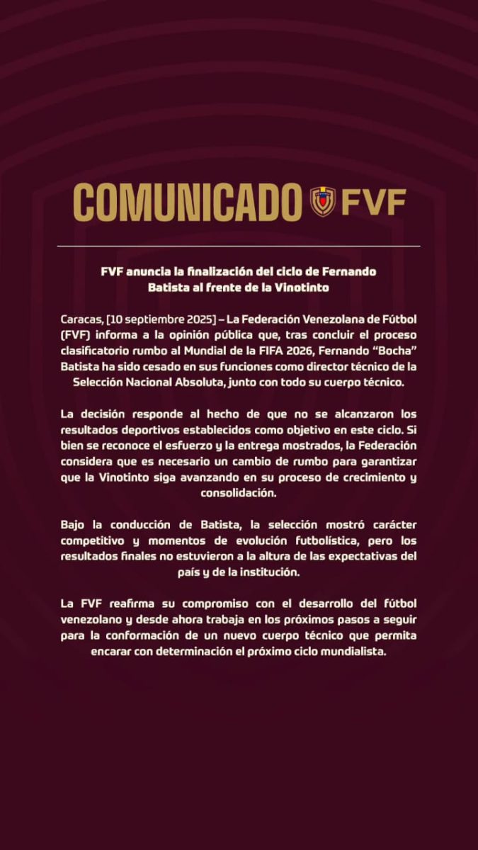 comunicado