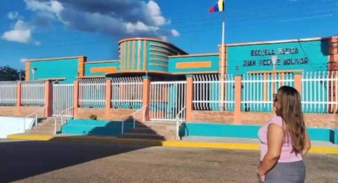 Avanza recuperación de la escuela Juan Vicente Bolívar en Santa Bárbara