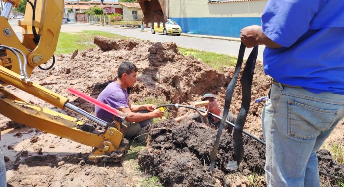 Optimizan suministro de agua potable en la avenida Fuerzas Armadas de Maturín