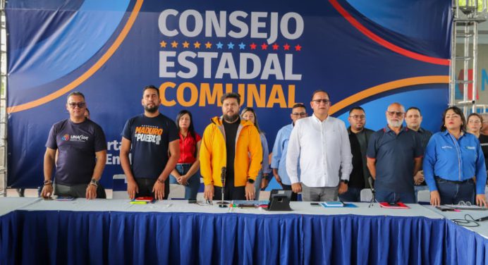 Luna renovó gestión gubernamental en Monagas con el Consejo Estadal Comunal