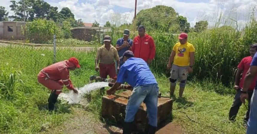 Reactivan pozo de agua en el sector Arnoldo Gabaldón de Santa Bárbara 1 pozo