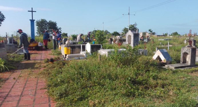 Alcaldía de Punceres inició rehabilitación integral del cementerio de Quiriquire