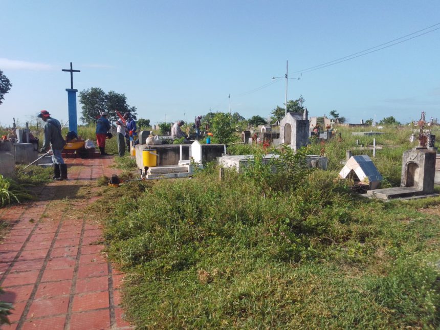 Alcaldía de Punceres inició rehabilitación integral del cementerio de Quiriquire 1 Punceres cementerio