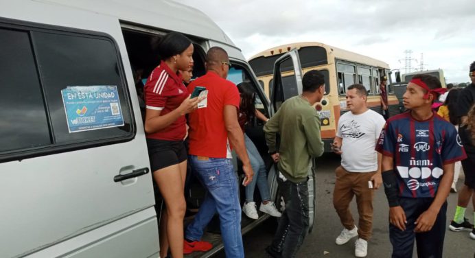Más de mil unidades de transporte habilitadas para el juego Venezuela – Colombia