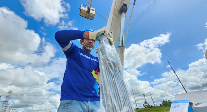 Alcaldía de Maturín restablece el alumbrado público en la Zona Industrial