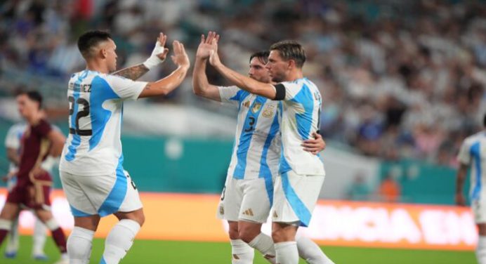 Argentina venció a Venezuela por la mínima en Miami