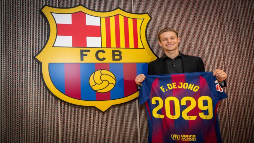 Frenkie de Jong renovó con Barcelona hasta el 2029 1 Frenkie de Jong