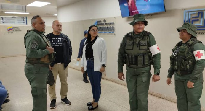 FANB activa ejercicio cívico militar en hospital Manuel Núñez Tovar