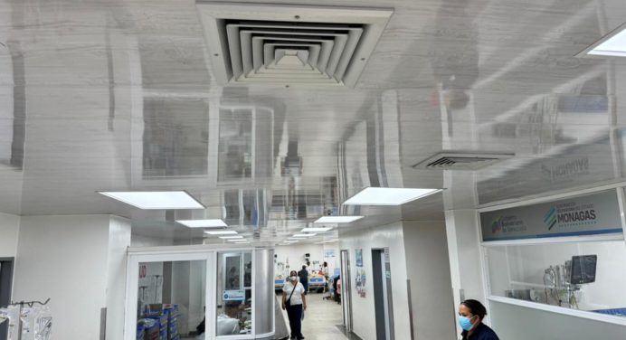 Gobernador Ernesto Luna mejora sistema de climatización del Humnt