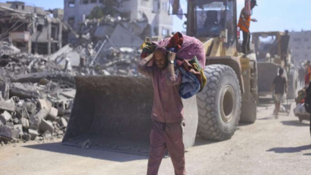 Inicia el retiro escombros y rehabilitación de las calles de la ciudad de Gaza 2 las calles de la ciudad de Gaza