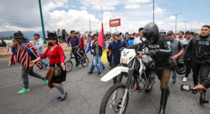 En Ecuador una nueva provincia se une al paro nacional contra el gobierno de Daniel Noboa