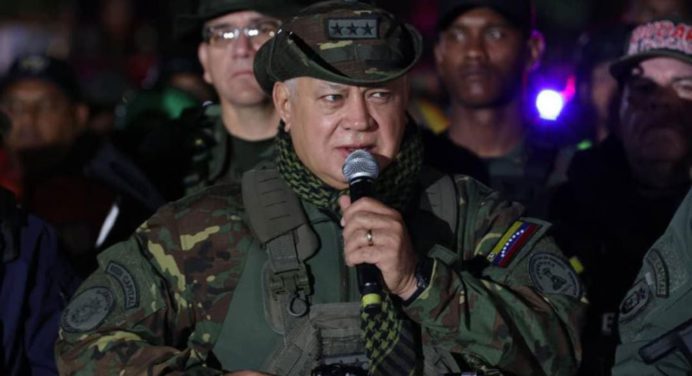 Cabello anuncia que Venezuela esta lista para movilizarse y resistir las amenazas externas