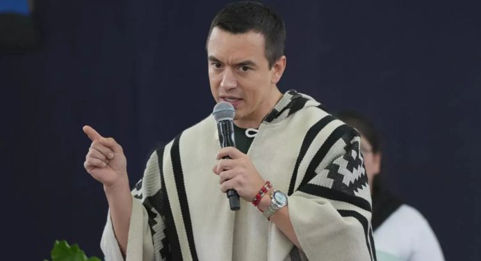 Indígenas ecuatorianos desmienten intento de asesinato contra Daniel Noboa