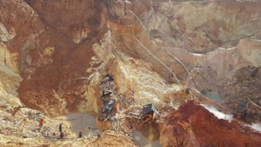 Unos 11 mineros quedaron atrapados tras el colapso de un yacimiento de oro en Bolívar 1 yacimiento de oro