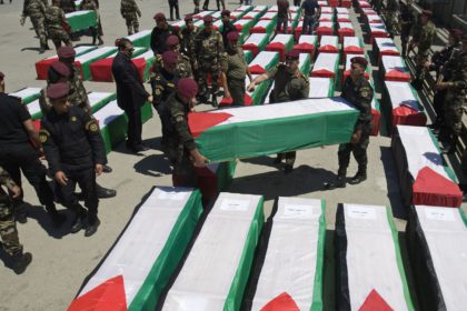 cuerpos de palestinos