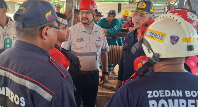 Continúan las labores de rescate de los cuerpos de los 14 mineros en El Callao
