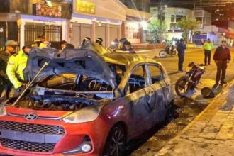 Explosión de coche bomba en Ecuador,