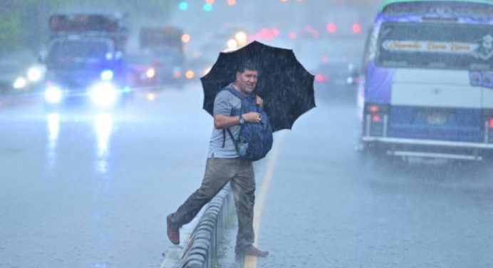 Precipitaciones dispersas en gran parte del país durante este martes