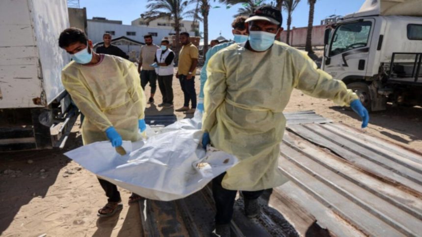 Israel entrega 15 cadáveres palestinos a Gaza durante el alto el fuego 1 cadáveres palestinos