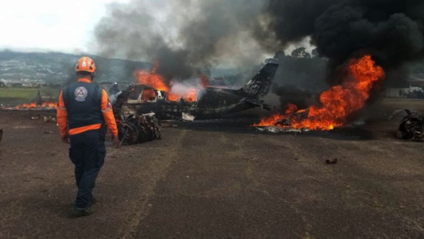 En Táchira: Dos fallecidos tras accidente aéreo 1 accidente aéreo