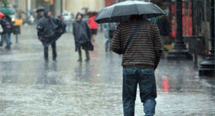 Precipitaciones variables en varias zonas del país