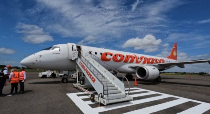 Conviasa amplía la suspensión de vuelos hacia México, Cuba y Nicaragua