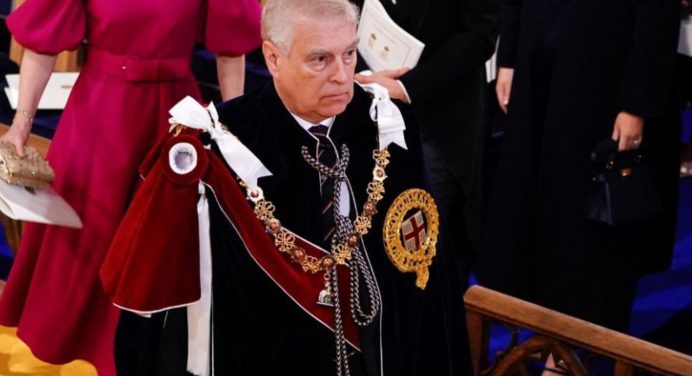 Andrés queda fuera del registro nobiliario británico de la nobleza