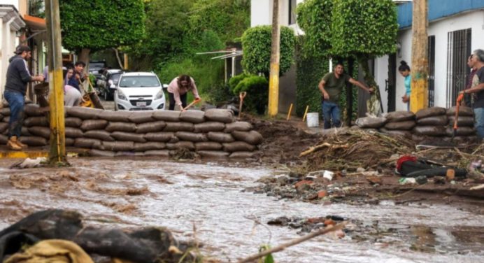 Intensas lluvias en México dejan al menos 24 fallecidos