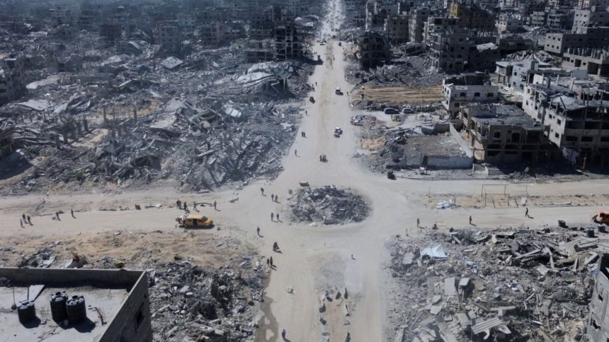 Israel marca la línea amarilla en Gaza tras la muerte de más de 20 palestinos 1 línea amarilla en Gaza