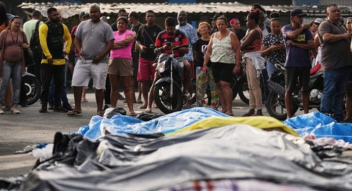 En Río de Janeiro aumentan a 132 muertos en la operación policial más mortal en su historia