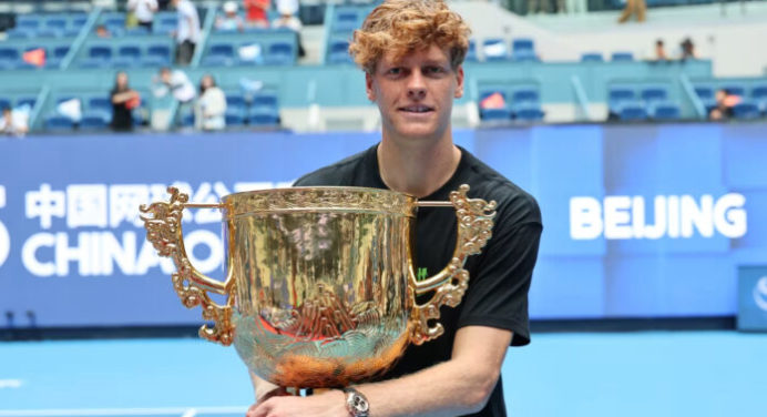 Jannik Sinner campeón del Abierto de China