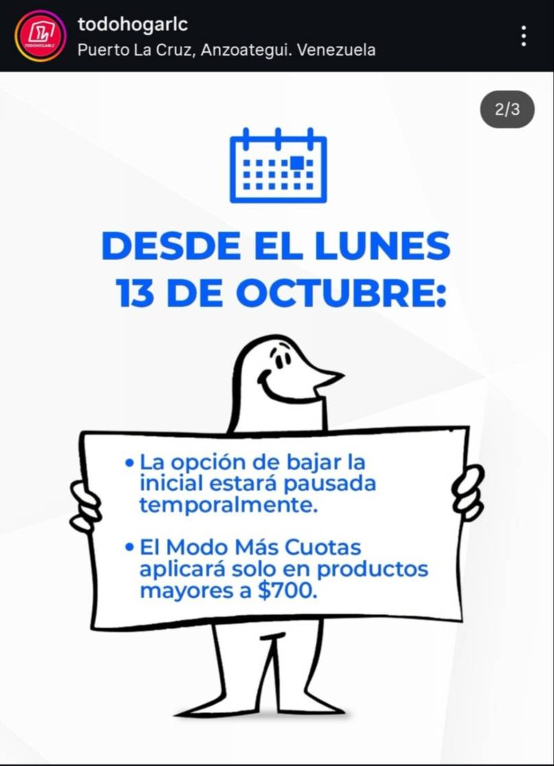 CASHEA elimina beneficios