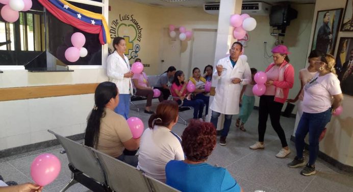 En Cedeño realizan actividades informativas para prevenir el cáncer de mama