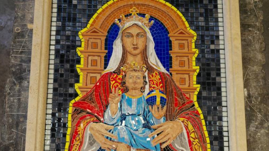 Mural de la Virgen de Coromoto