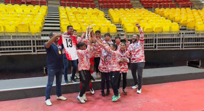 Escuela Mejía es el campeón de Venezuela en la Liga Juvenil de Fútbol Sala Sub11