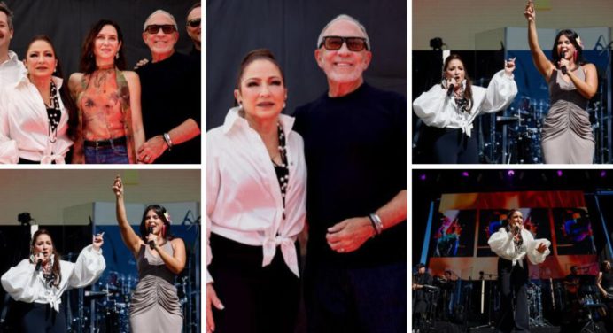 Gloria Estefan conquistó Madrid en fiesta de la Hispanidad