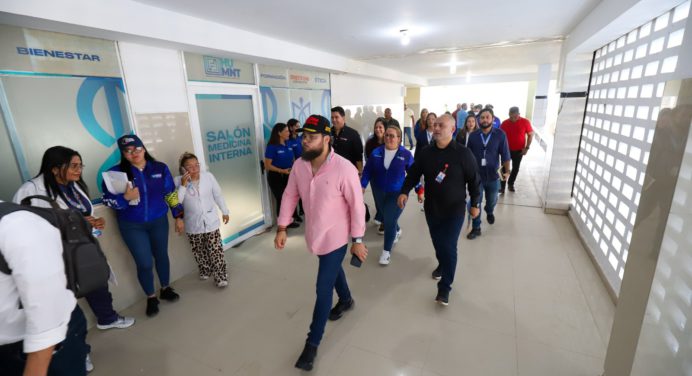 Luna acelera rehabilitación en quinto piso del hospital Núñez Tovar