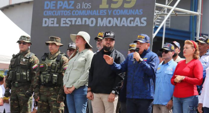 Ministro Cabello entrega dotación para adecuar 199 cuadrantes de paz en Monagas