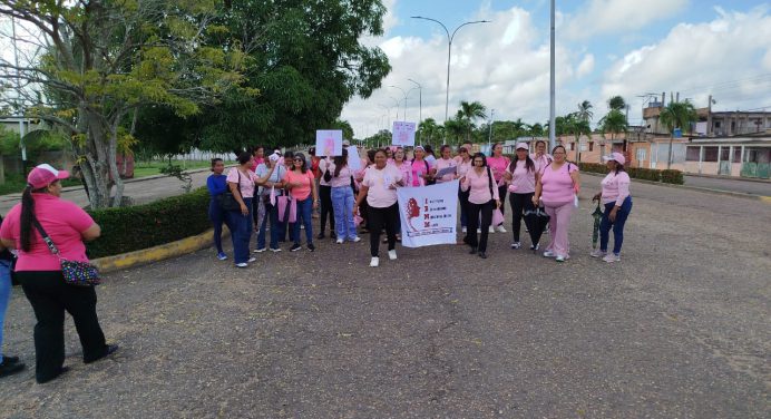 “Ruta del mes Rosa” cerró con éxito en Uracoa